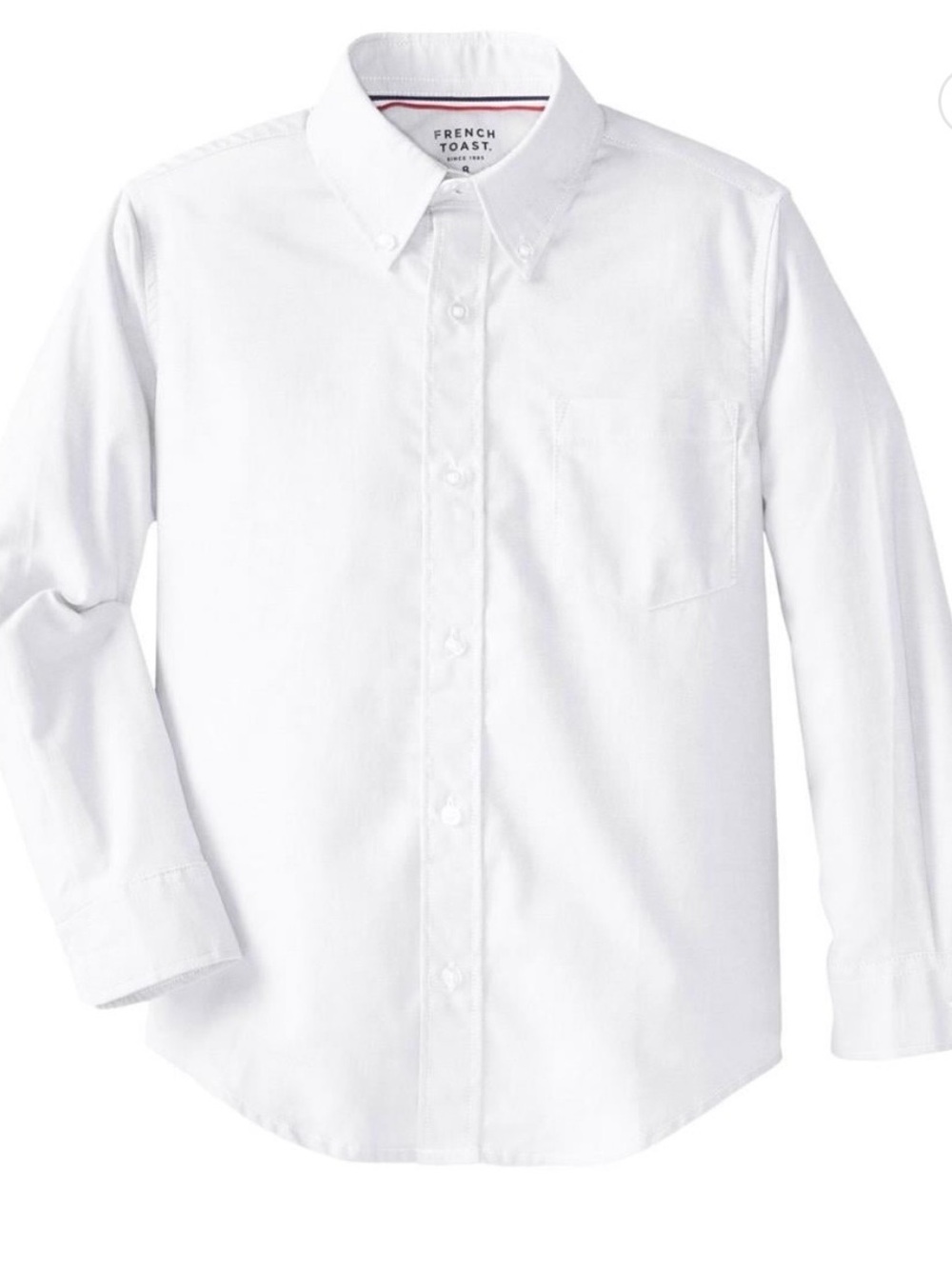 French Toast Boys' White Long-Sleeve Button-Down Shirt